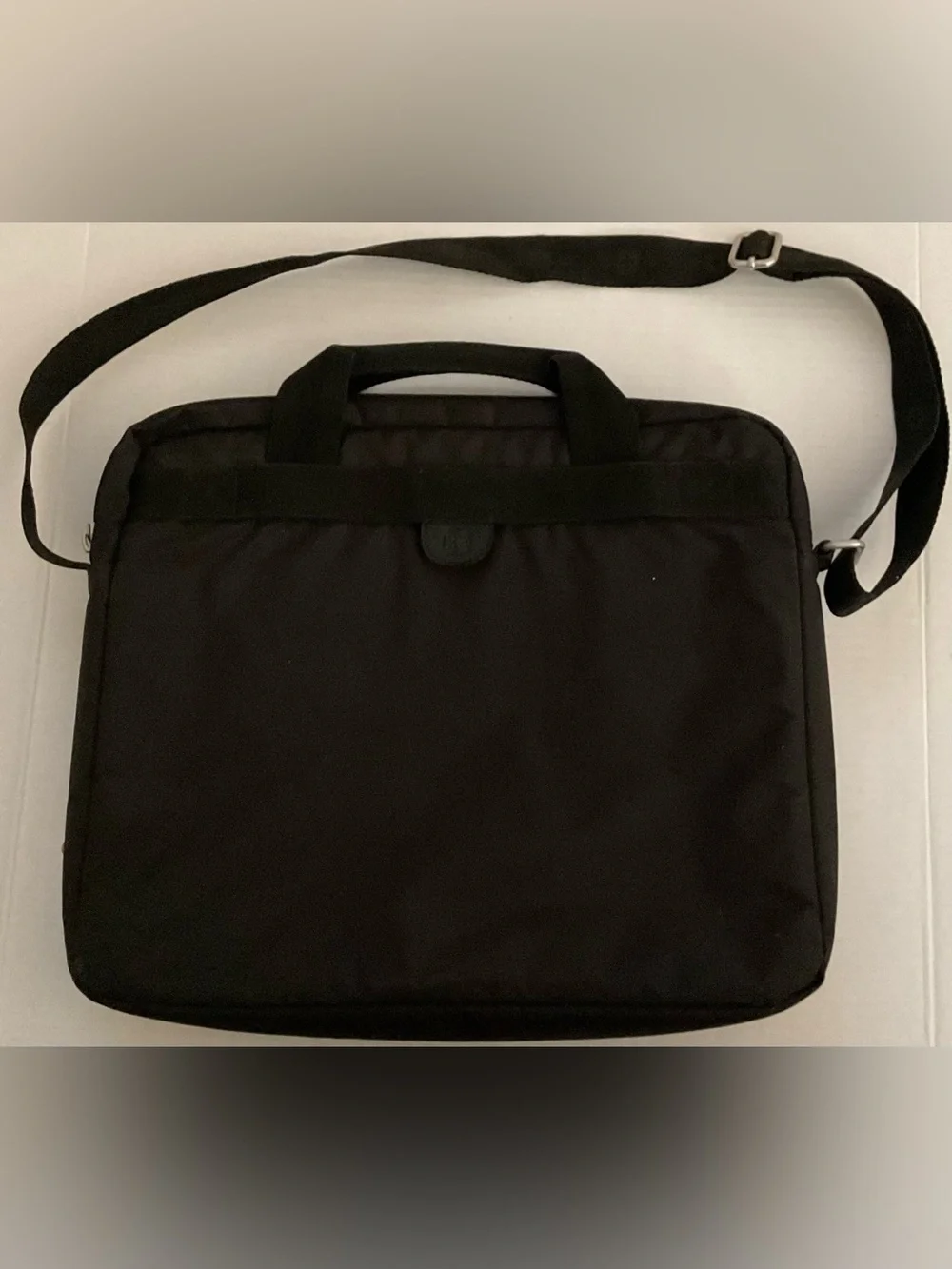 Wenger Swiss Tech Black Padded Laptop Messenger Bag 15x12
